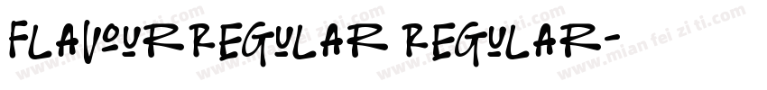 FlavourRegular Regular字体转换